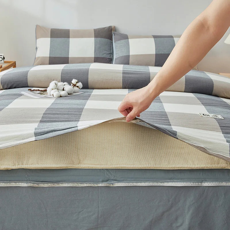 nordic quilt cotton 100% double bed comforters winter comforters King size duvet 220x240 cm winter Plaid comforter queen single.