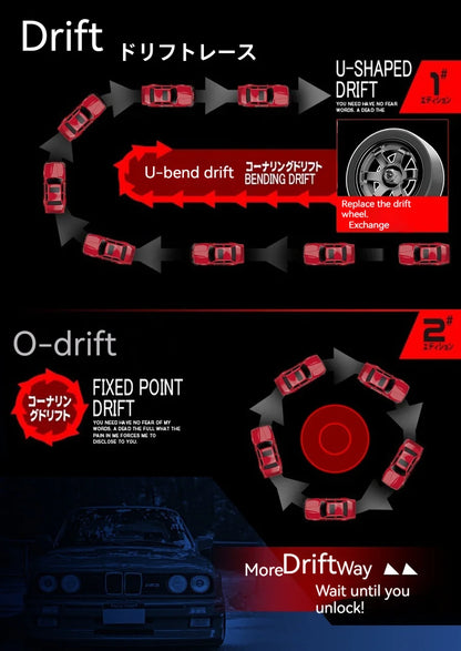 New Rc Car Four-Wheel Drive 1:16 Retro E30 Sports Car Remote Control Car 4wd 30km/H High Speed Drift Car 2.4g Cvt Rc Car Toy Boy.