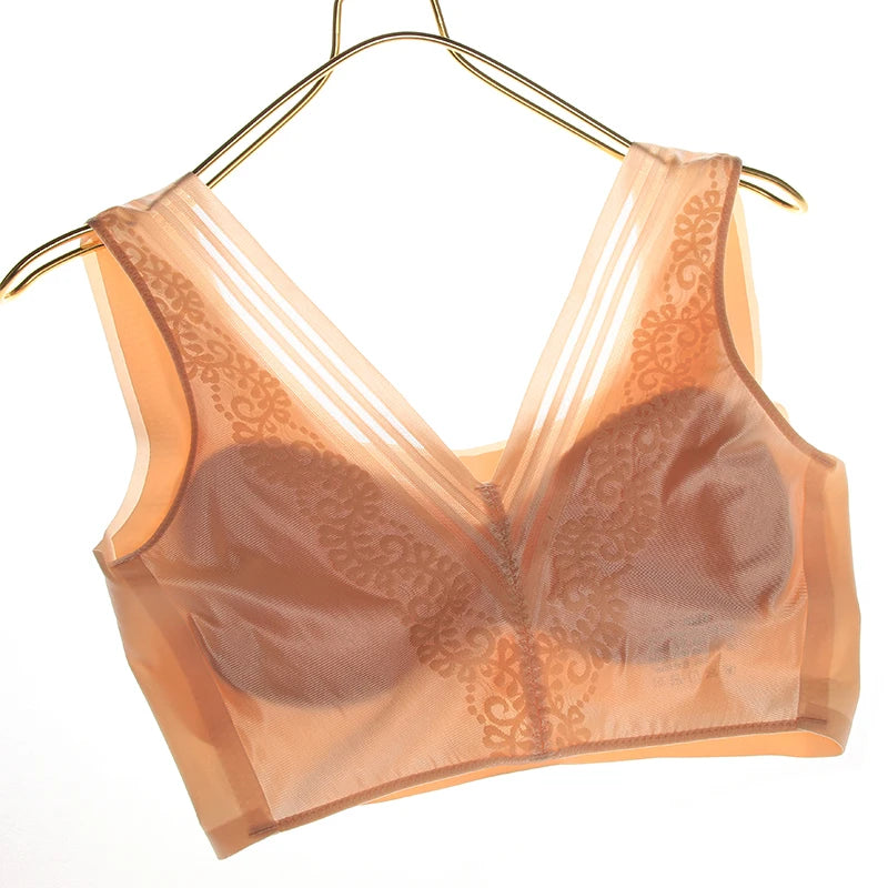 Big Size M-5XL 6XL 7XL Vest Bra Seamless Intimate Sexy Sleeping Bra For Women Soft Comfortable Sleep Active Bra Sport Bra 7XL BH.