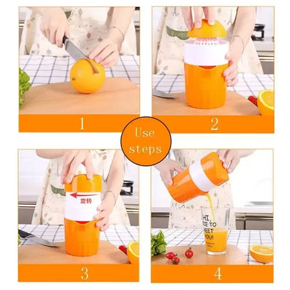 1PC Outdoor Potable Juicer Machine Orange Juice Cup Portable Manual Citrus Juicer for Orange Lemon Fruit Squeezer Child.