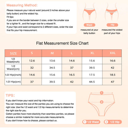 3PCS/Lot Menstrual Panties Woman Very Abundant Flow Menstruation Underwear High Waist Leak Proof Period Panties for Girls Set.