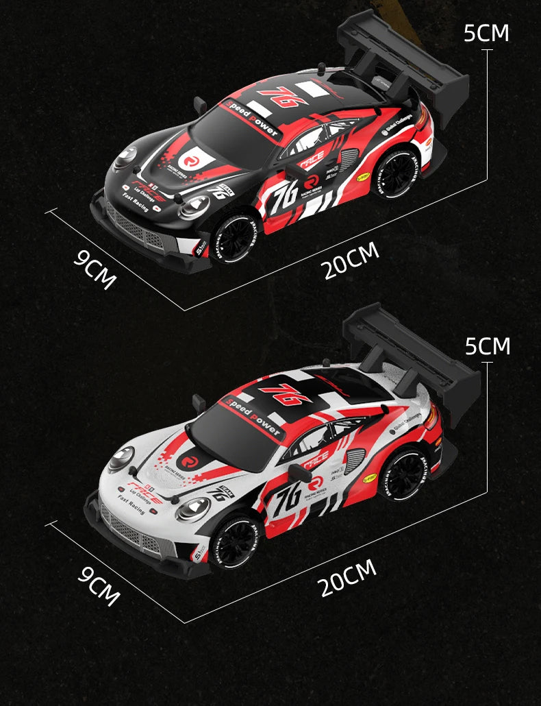 RC Car 4WD 1/24 Remote Control Cars 2.4G Radio High Speed Drift Racing High Speed Truck RTR Vehicle Toy Gift for Kids Children.