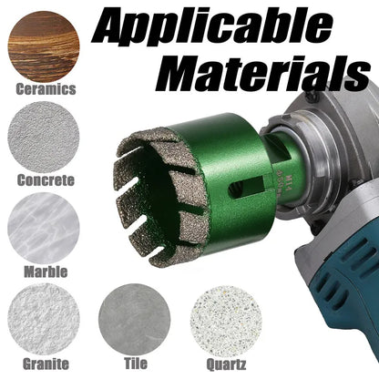 6–130 mm M14-Gewinde, trocken, vakuumgelöteter Marmor, Mauerwerk, Lochsäge, Öffner, Diamantbohrkrone für Keramikfliesen, Granit, Marmor