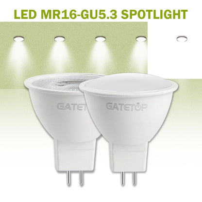 10PCS MR16 LED Strahler Birne GU5.3 Lampada AC 110V 220V 12V Bombillas Spot Licht Ersetzen Die 50W Halogen Lampe Hause Derection.