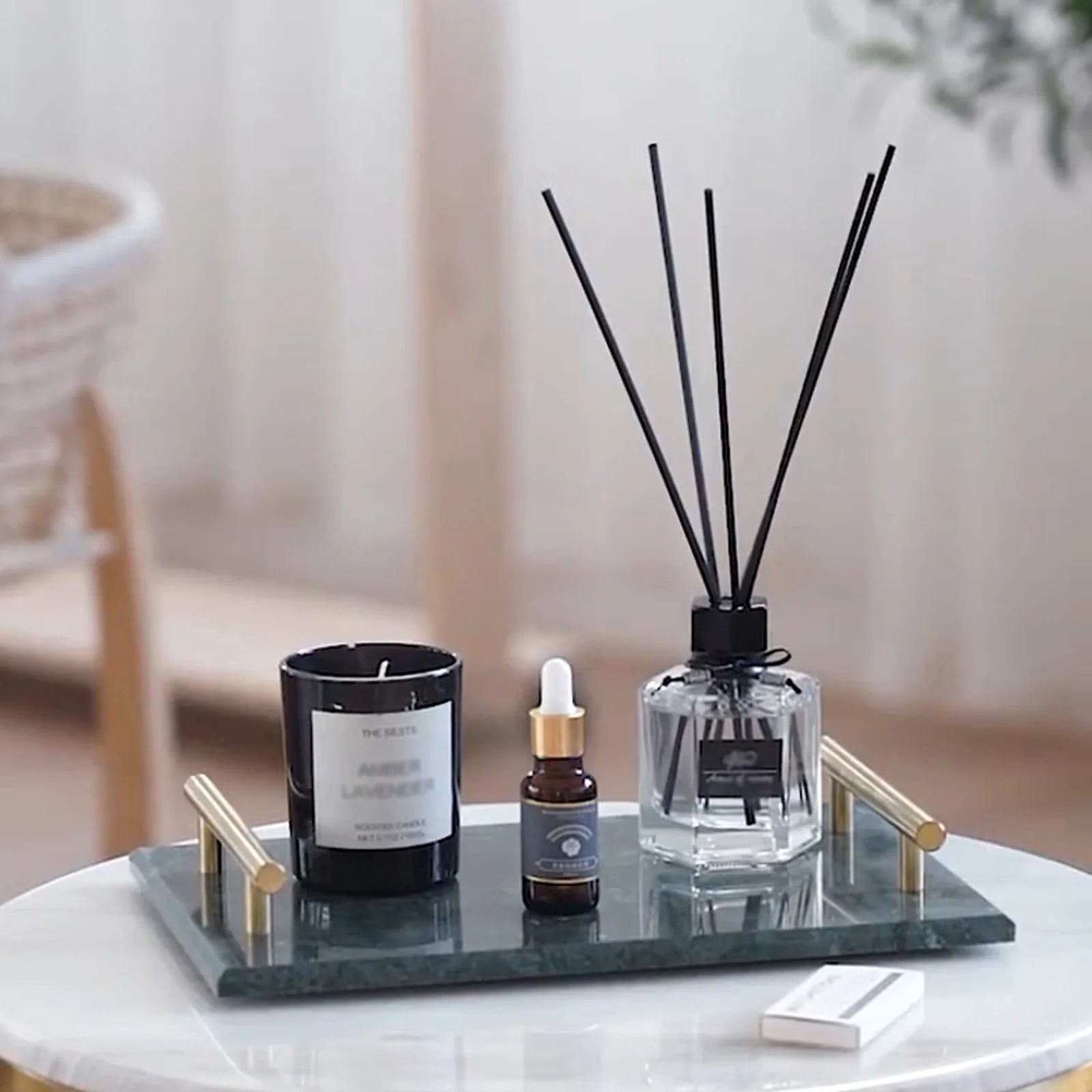 Guest Towel Holder Tray for Bathroom, 100% Natural White Marble Tray, Napkin Storage for-Bathroom, Decorative Vanity Stone Tray.