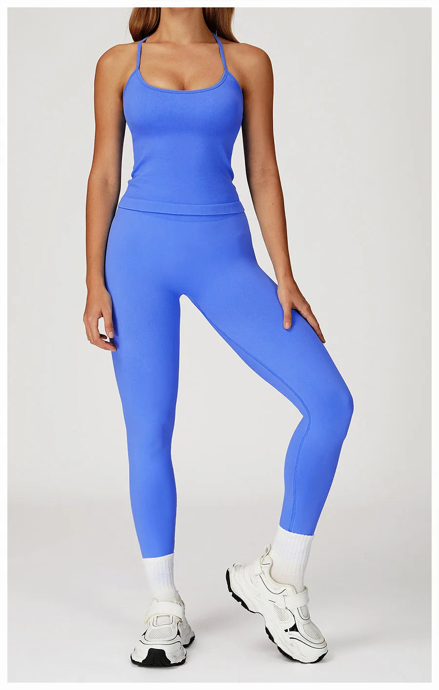 2PCS Yoga Suit Sports Set Women Gym Set Woman Tracksuit Running Workout Long Sleeve Sports Shirt Shorts and bra set Sport Outfit.