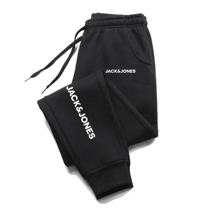 Men's jogging pants, loose pants, outdoor fashion sports pants, autumn and winter fitness fashion warm casual pants.