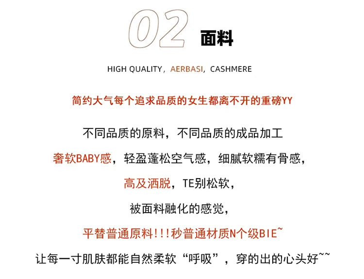 mink cashmere skirt Fashion long dress women A-line skirt autumn winter loose pleated skirt elegant high-waisted skirt ladies.