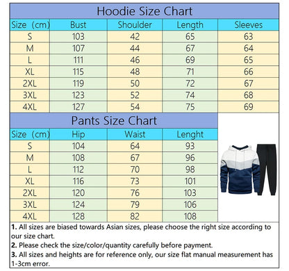Autumn Winter Men Sporty Jogger Set Hoodies Sweatshirt Casual Urban Fashion Tracksuit Hooded Sweatpants Italy Printed Outfits.