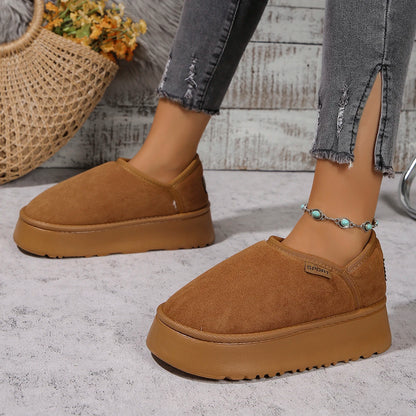 2024 New Classic Thickened Fluff Women's Snow Boots Comfortable Warm Ankle Boots Women Winter Ladies Shoes Chunky Botas Mujer