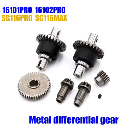 SCY 16101PRO 16102PRO SG116MAX RC Automotive Parts Turning Shaft Gear Bearing Pull Rod Steering Cup Swing Arm Motor Tire Screws