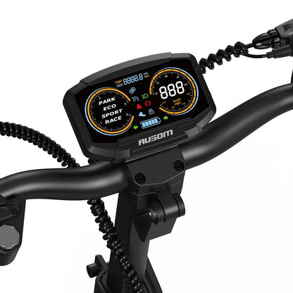 Aumom Electric Scooter, 800W 48V 15.6Ah Battery, 10 inch Tires, 45 km/h Max Speed, 70km Range, Disc Brakes, NFC & Passcode Lock.