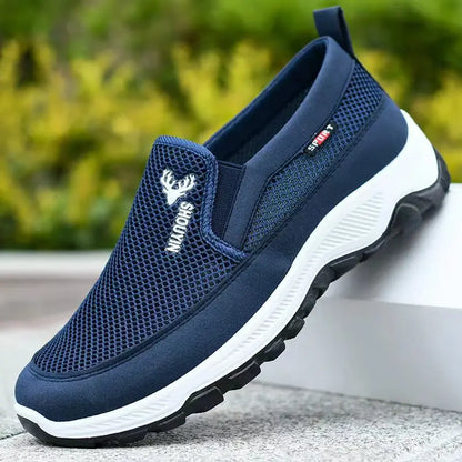 Men's Shoes Casual Sneakers Summer Breathable Mesh Waterproof Outdoor Slip On Flats Affordable Free Shipping Shoes.