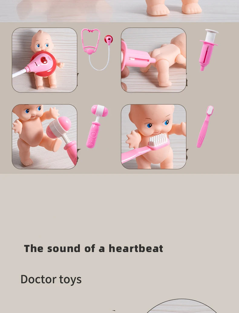 Children Doctor Play Set Simulation Nurse Toy Doctor Accessories for Kids Home Play Toys Doctor Set Toy Gift for Kids Boys Girls.