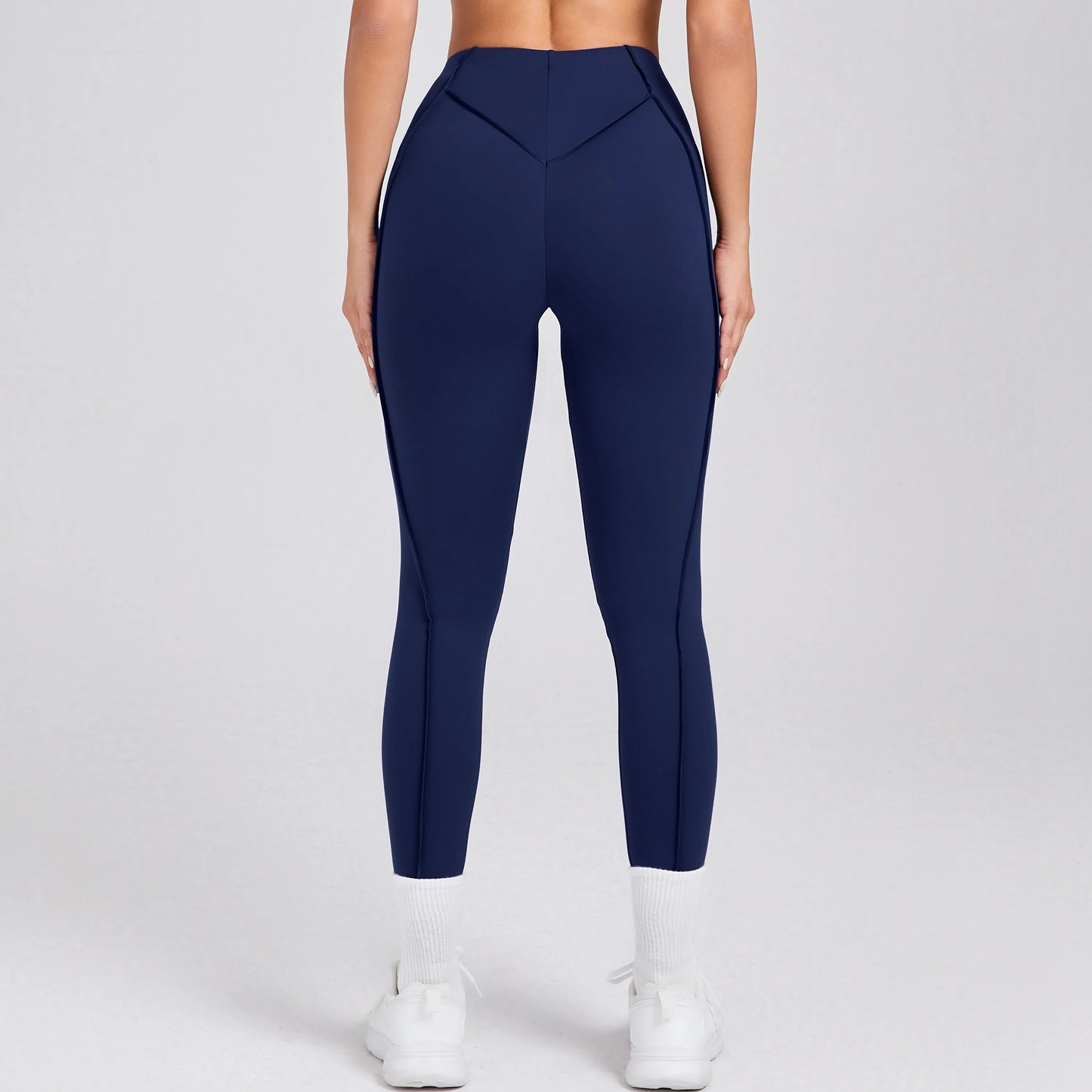 Women Nude Straps Yoga Pants Squat Proof Workout High Waist Leggings Fitness Pant Female Active Wear Legging.