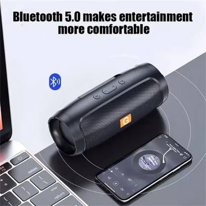 Portable Subwoofer Bluetooth Speakers Outdoor Stereo Surround Waterproof Loudspeaker Wireless Sound Box Support FM Radio TF Card.