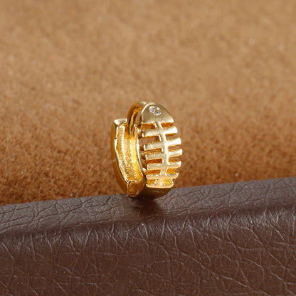 1Pc Stainless Steel Small CZ Hoop Cartilage Earrings Tiny Cross Tragus Rook Daith Earring Tragus Helix Rook Ear Piercing Jewelry