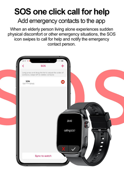 2025New Micro Physical Examination Smart Watch For Men Uric Acid Body Fat Five Organ Health Watches Bluetooth Call SmartBracelet