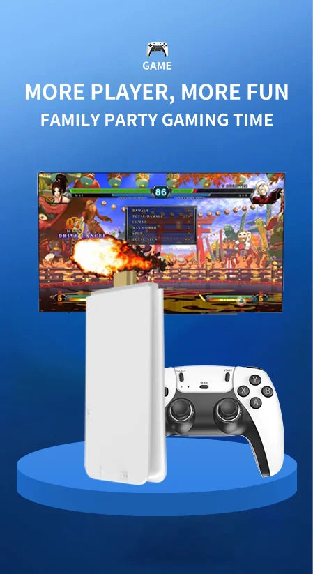 4K TV Game Stick M15 Video Game Console Built-in 40000+/50000 Games 128G Handheld Game Player Wireless Controller Retro Gamepad.