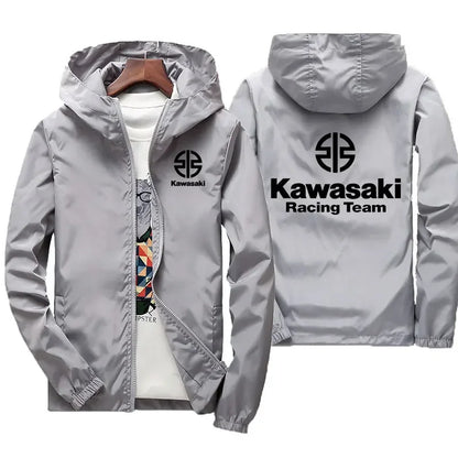 Kawasaki Logo Motorcycle Racing Team Men Jacket Coat Spring Autumn Women Jackets Clothes 2025 New Fashion Couple Clothing Coats.