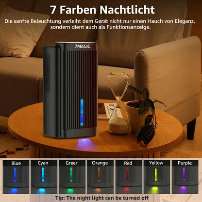 2600ml Dehumidifier Moisture Absorbers Home Air Dryer Quiet Air Dehumidifier For Home Basement Bathroom Wardrobe.