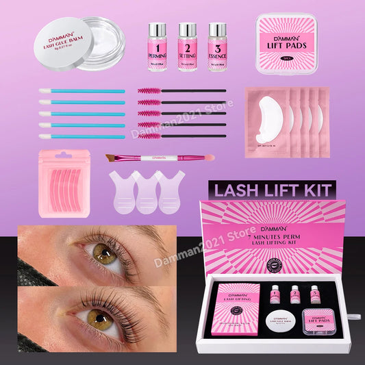 Damman Professional Lash Lifting Kit Eyelash Curling Lifting Set Long Lasting Lash Lift Perm Kit Makeup Tools For Salon Use.