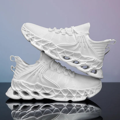 YRZL Men's Athletic Mesh Sneakers Lightweight Comfortable Running Shoes for Men Soft Sole Non Slip Casual Shoes Outdoor Walking.