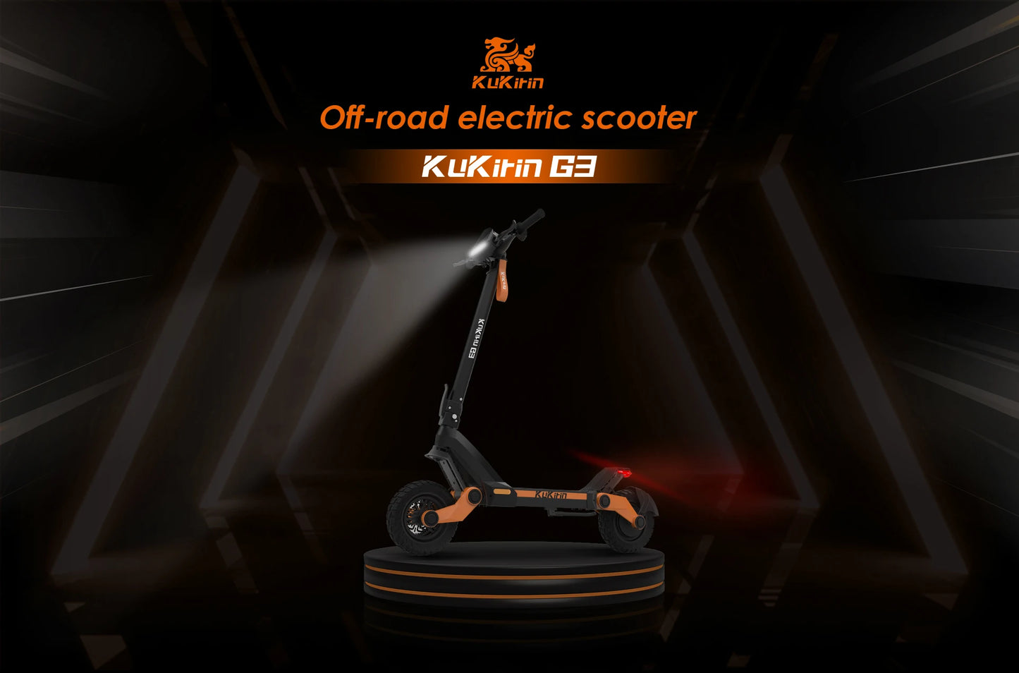 Kukirin G3 Adult Foldable Electric Scooter Powerful Wheels 1200W 52V18AH Electric Scooter.