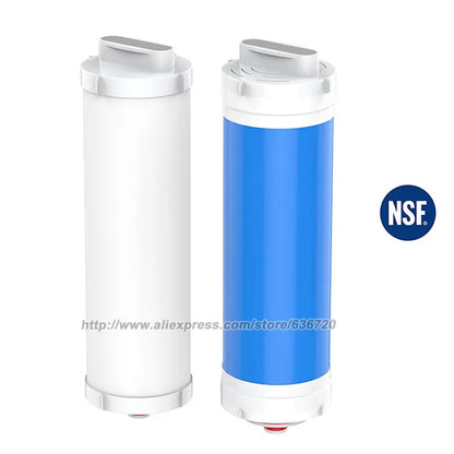 Tankless Reverse Osmosis Water Filtration System, 800 GPD, 2:1 Pure to Drain, TDS Reduction, RO Filter System Under Sink.