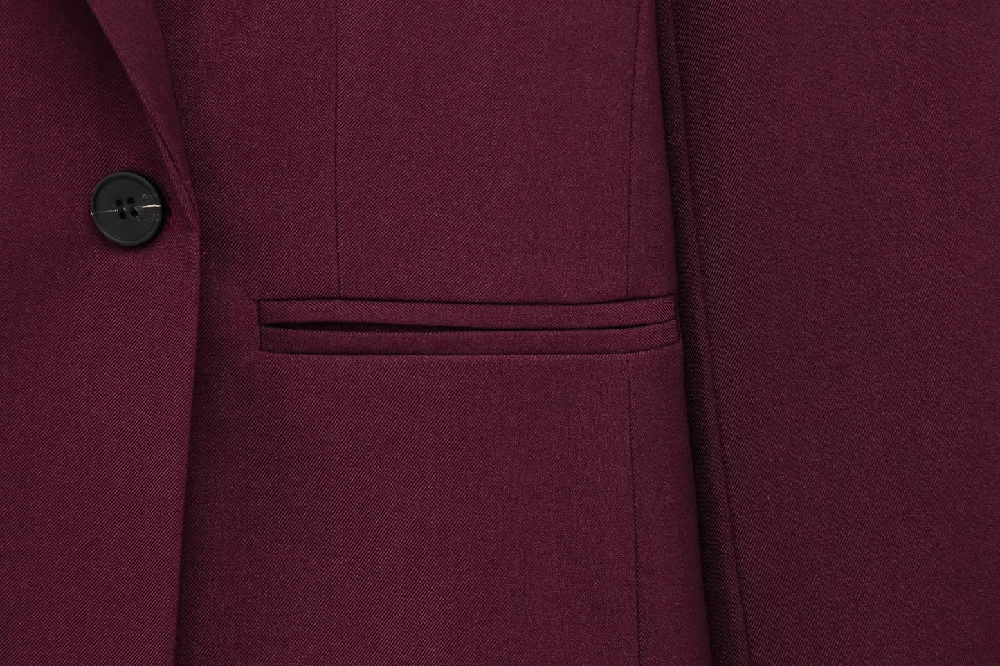 KONDALA Vintage Chic Office Lady Red Solid Women Suit Notched Single Button Pockets Blazer Straight Loose Pants Fashion 2025 Set.