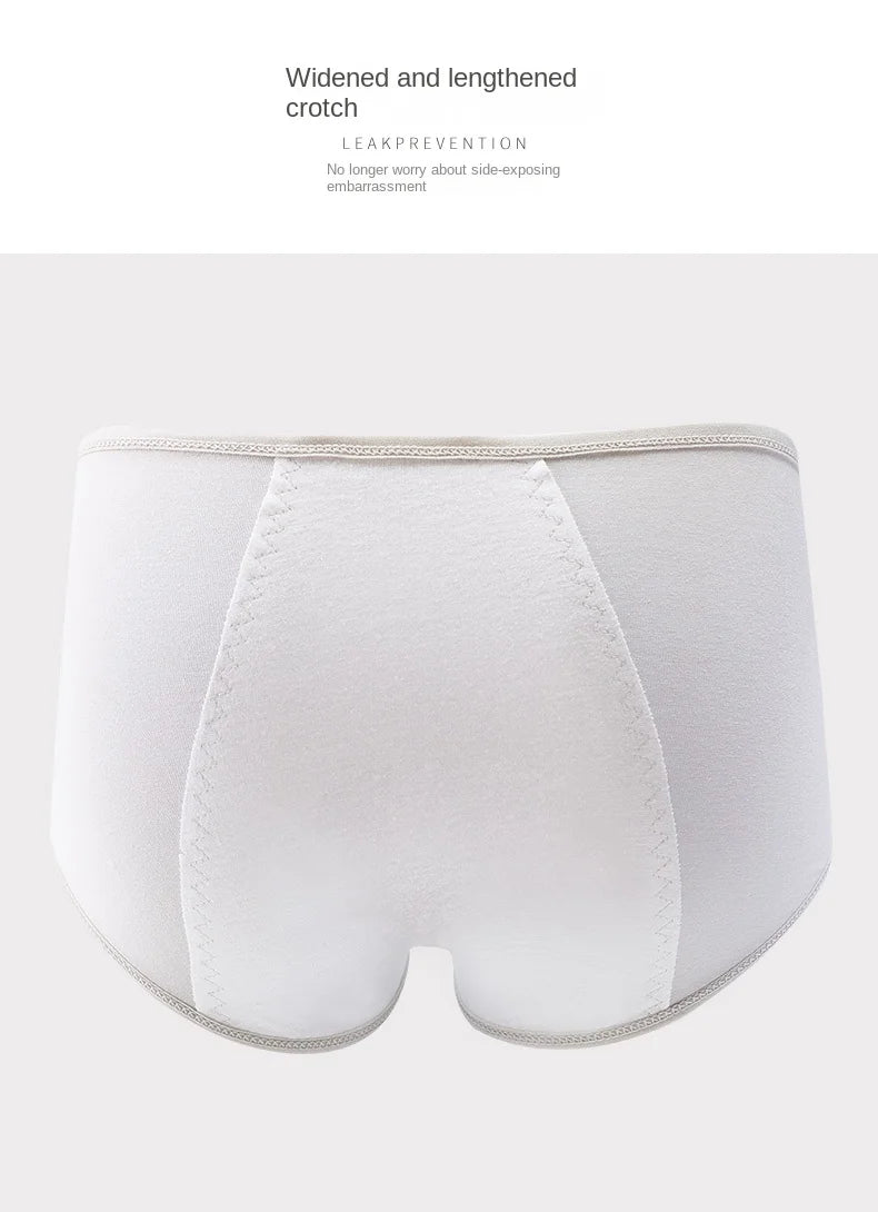Leak Proof Menstrual Panties Physiological Underwear Womens Comfortable Cotton Panties Breathable Female Waterproof Briefs.