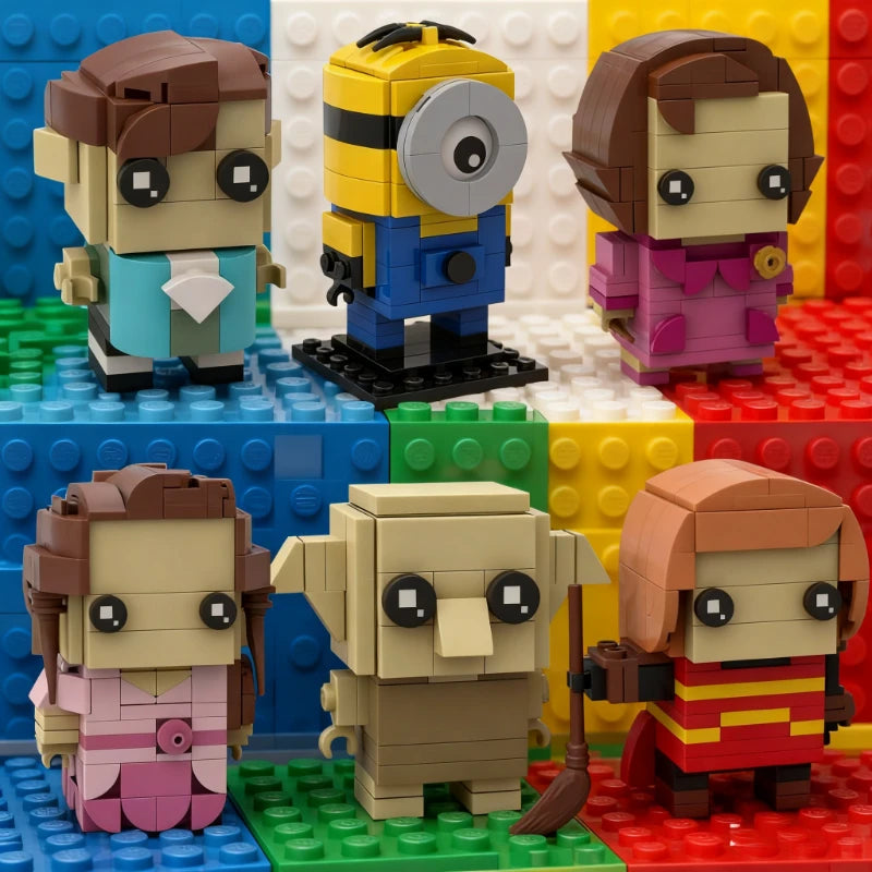 MOC Magic Movie Anime Game Action Figures Building Assembly Model Puzzle Children's Toy DIY Birthday Gift Tabletop Ornament.