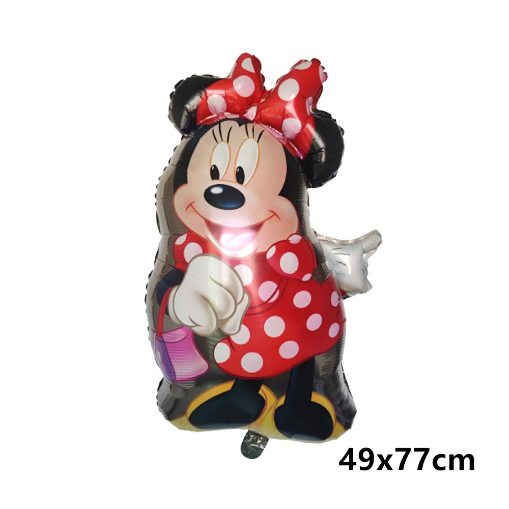 Mickey Minnie Folienballon Mickey Mouse Luftballons Minnie Geburtstag Party Dekor Kinderspielzeug Babyparty Ball Kinder Cartoon Geschenk.
