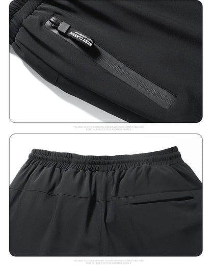 Luxury Winter Thick Warm Windproof Waterproof White Duck Down Pants Men New Down Pants Outward Wearing Cold Proof Sports Pants