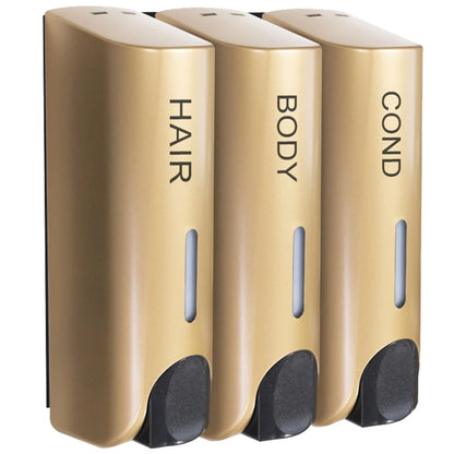 Dreifacher 350ml Duschbad-Shampoo-Spender Mehrzweck-Wand wasch spender mit großer Kapazität für Bad zubehör