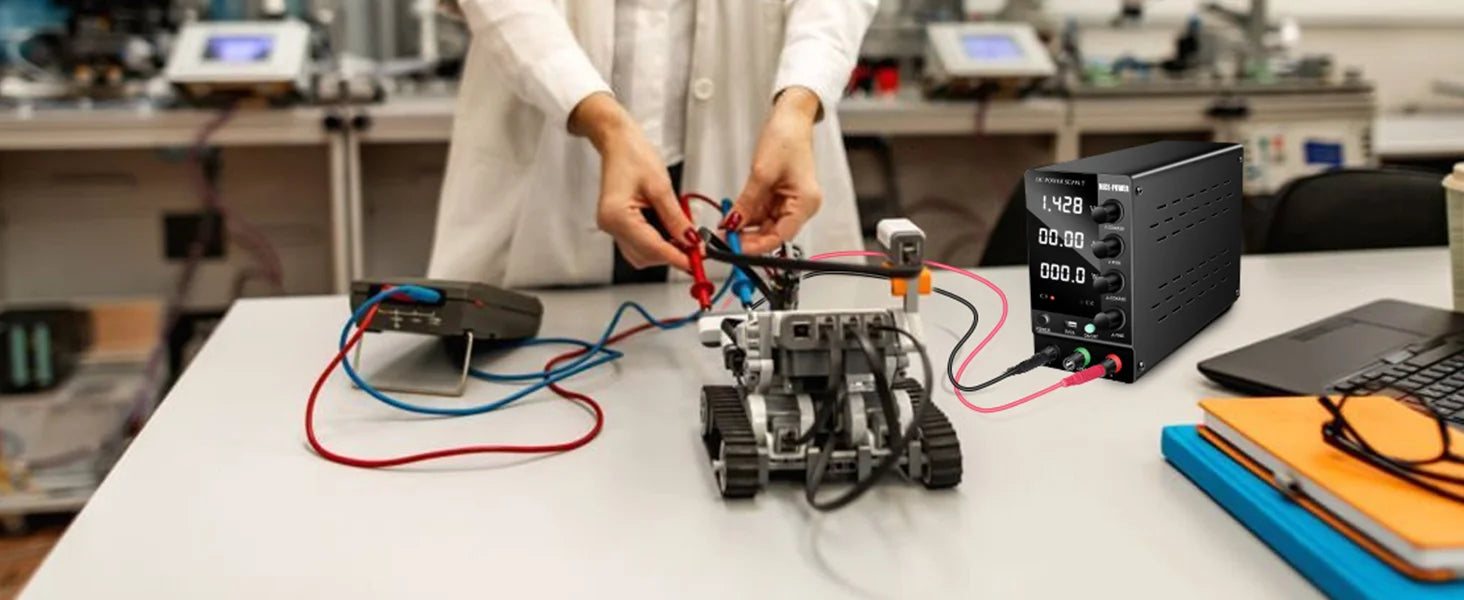 KUAIQU Upgrade Variable Adjustable Switching DC Power Supply 30V 10A Bench Power Supply 60V 5A,OCP OVP OUTPUT Switch, SPS-C3010S.