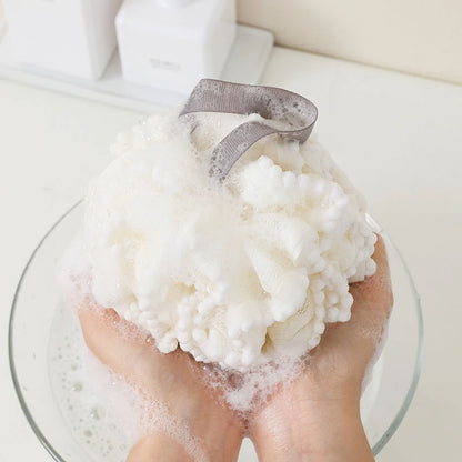 Weiche Mesh Bad Schwamm Bälle Haut Reinigung Pinsel Dusche Puff Körper Reiniger Peeling Wäscher Bad Blume Bade Zubehör