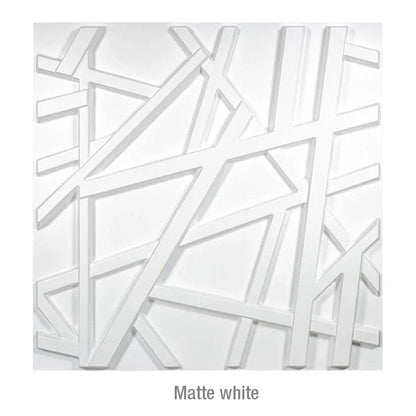 4pcs 50x50cm 3D wall panel Geometric lines 3D wall sticker wallpaper mural diamond design decor tile 3d mold 90's aesthetic room