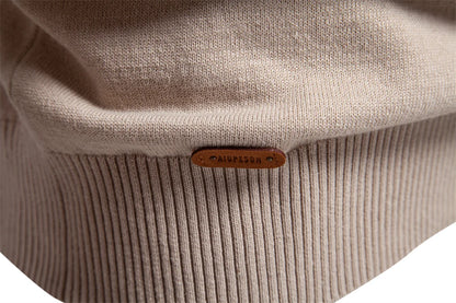 AIOPESON Mens Crewneck Pullover Sweater Knitted Cotton Stripped Quality Autumn Winter Warm Sweaters for Men.