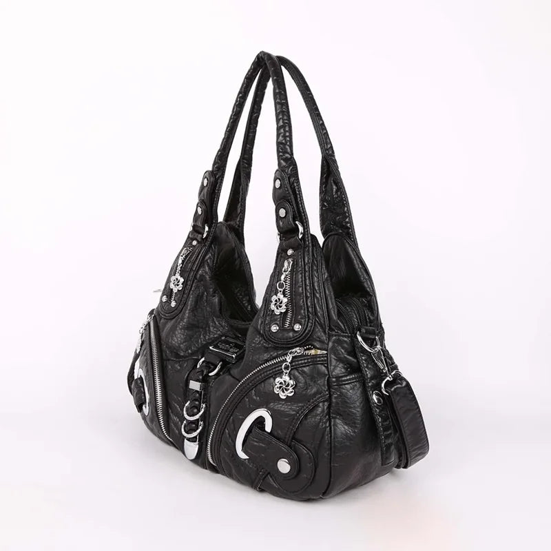 Women Handbags Fashion Shoulder Bag Large Tote Top-handle Shopping Pack Multifunctional Satchel Lady Hobos  Big Purse.