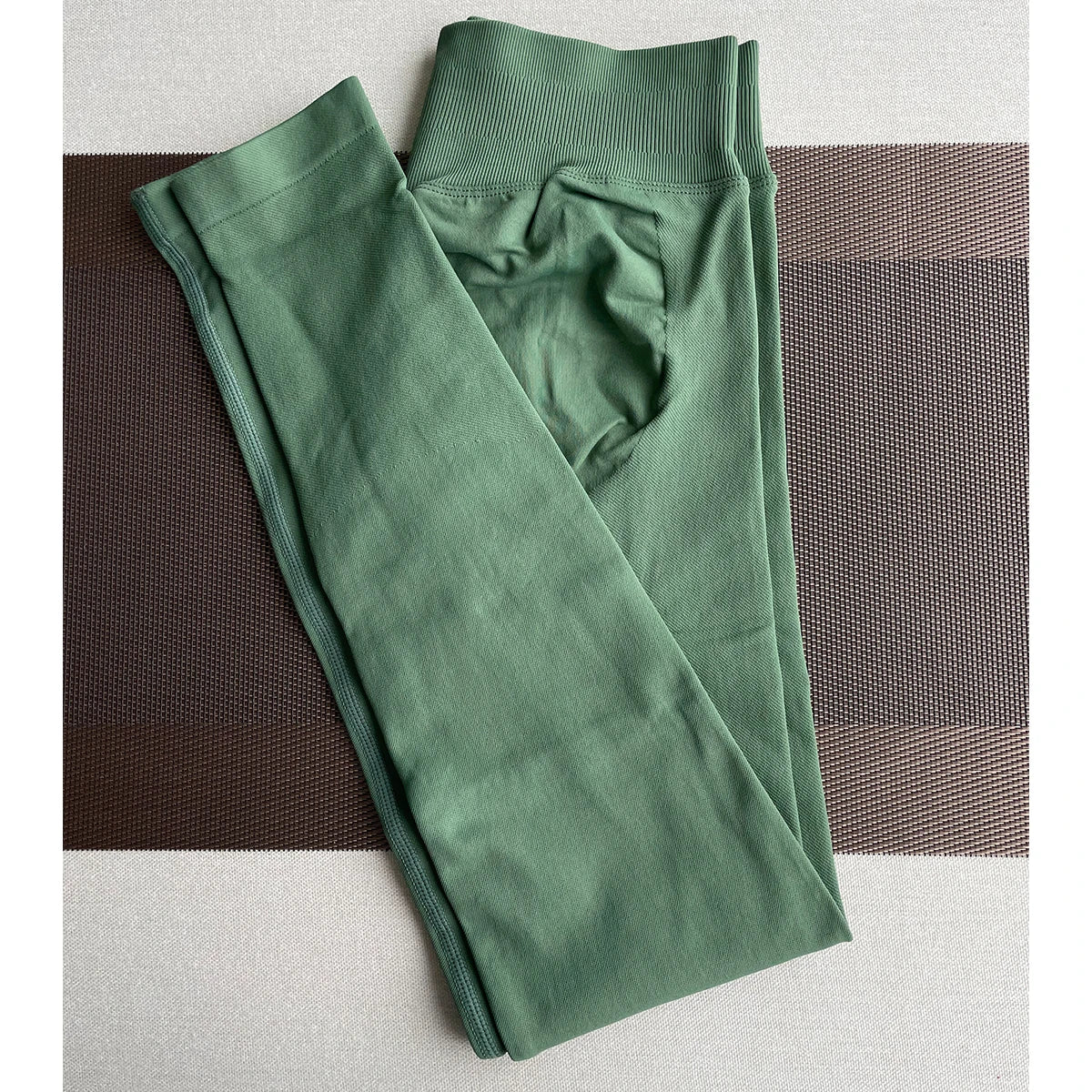 TKITK Leggings Women Seamless Sports Yoga Pants Low Ribbed Band Gym clothes Fitness Workout wear Scrunch Bum Tights