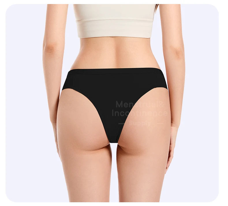 Bikini Menstrual Panties Eco-friendly Reusable Breathable Leakproof Period Underwear for Women Bamboo Fibre