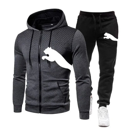 2025 Men's Autumn/Winter Hoodie Set, men's fashion autumn/winter designer clothing, hoodie + long pants set, jogging sportswear.