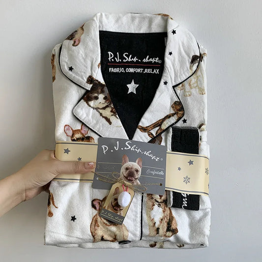 Matching Pajamas 2 Piece Set Women Pj Sets Women 2 Piece Set Outfit 100% Cotton Pajamas for Women Loungwear Set Loose Sleepwear.