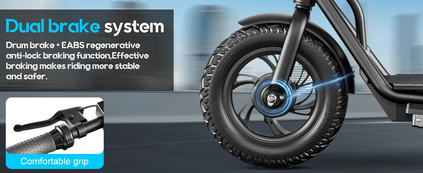 EMOKO A19 City E-Scooter 500W 36V15AH Battery 12 Inch Tires EScooter Adult City Commuter Electric Scooter.