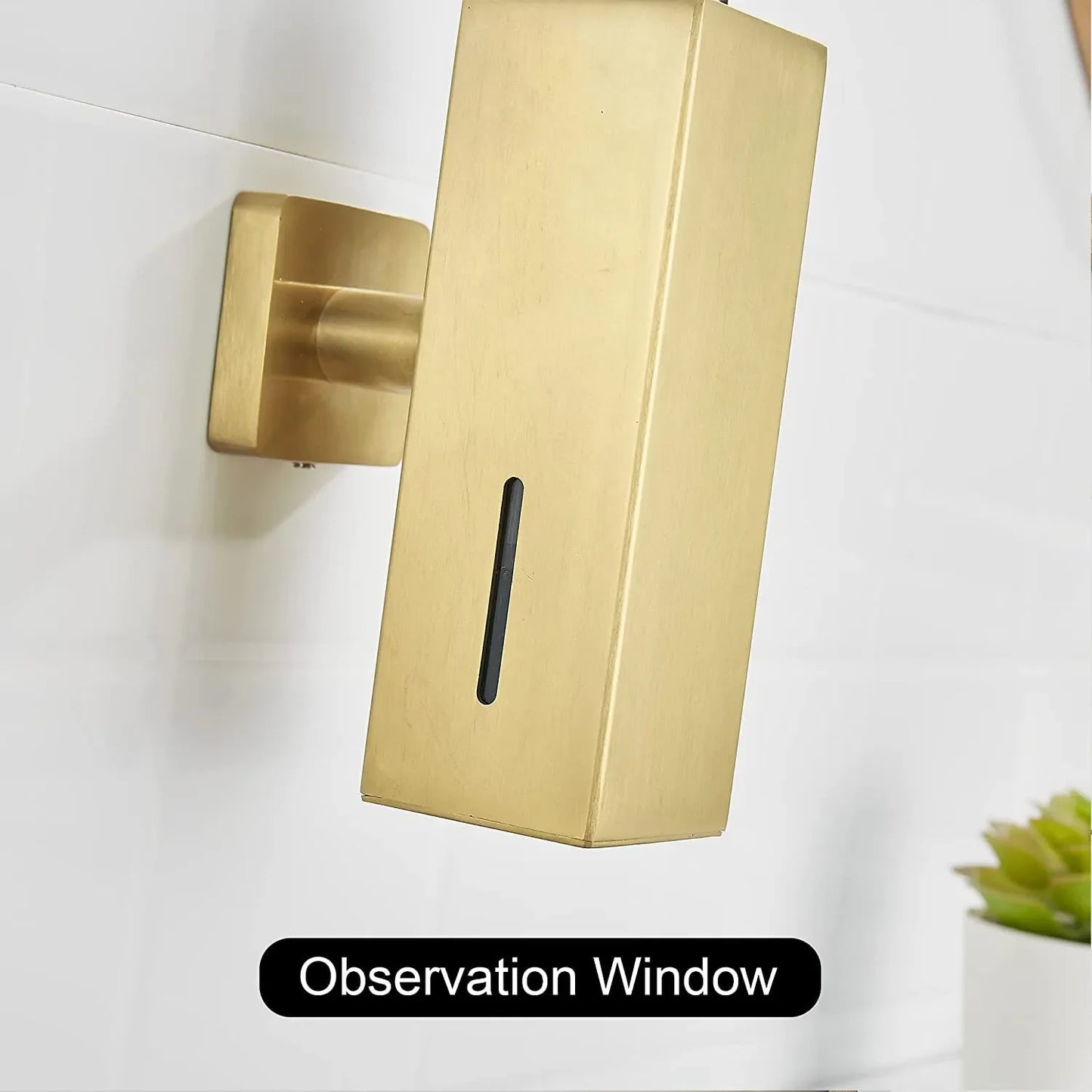 Manueller Seifenspender aus gebürstetem Edelstahl 304, Wandmontage, goldener schwarzer quadratischer runder Seifenspender für Hotelbadezimmer