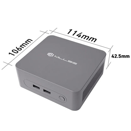 MLLSE G3 Mini PC Intel 12th Alder Lake N100 DDR4 8GB RAM 256GB ROM WiFi 5 BT4.2 Windows 11 Pro Desktop Computer  HDMI*2.