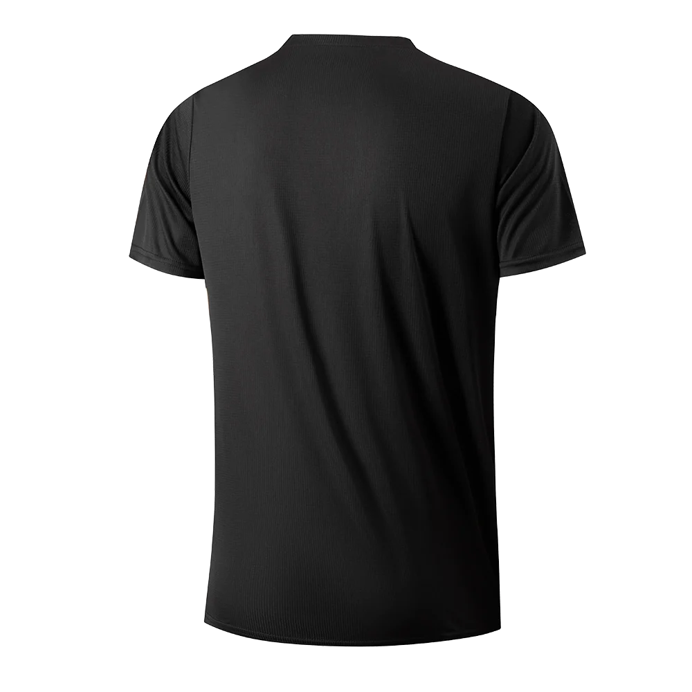 Summer Ice Silk Short Sleeve T-Shirt Men New Quick Dry Breathable Air Conditioning Outdoor Sun Protection Running Outer Wear.