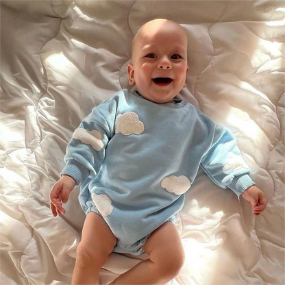 Ins Frühling Baby kleidung Wolke Sweatshirt Stram pler Baby Mädchen Jungen Baumwolle Bodysuit Kleidung Neugeborene 0 bis 12 Monate 24m Oberbekleidung.
