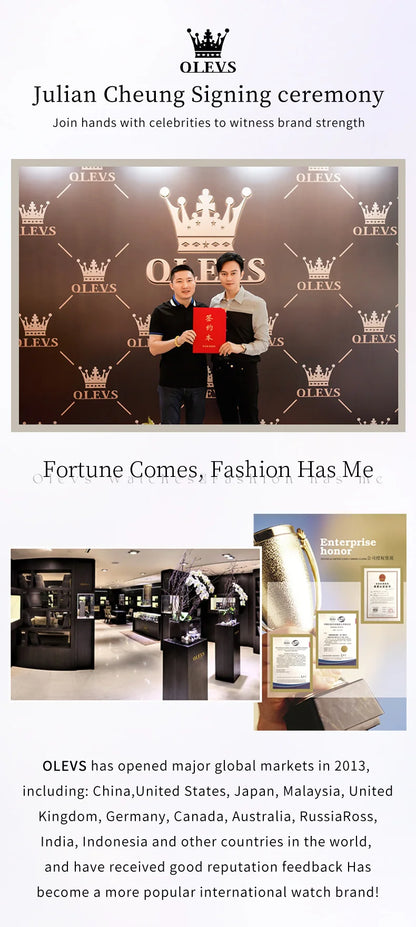 OLEVS Top Luxury Elegant Watch for Women Waterproof Luminous Ladies Watch Light Blue Silicone Strap Quartz Women's Watches Reloj.